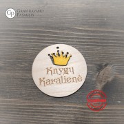 Medinis medalis "Knygų Karalienė"